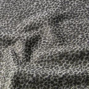 Jacquard Jersey Leomuster – gold metallic/grau, 