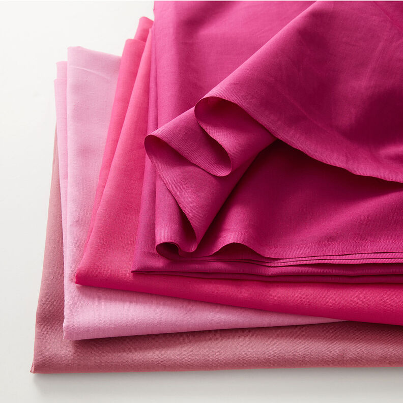 Baumwollstoff Cretonne Uni – rosa,  image number 4