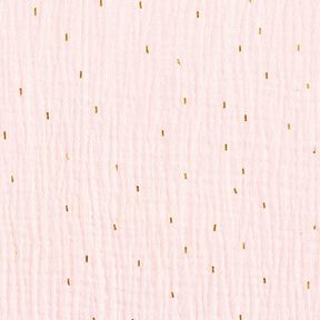 Musselin Foliendruck Rechteck | by Poppy – rosé, 