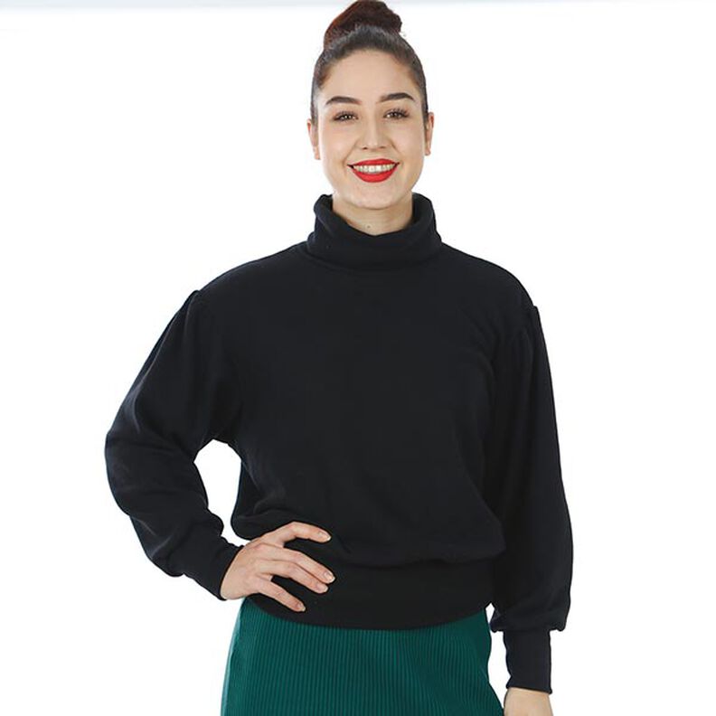 FRAU OKE Pullover mit gekräuseltem Ärmel und breiten Bunden | Studio Schnittreif | XS-XXL,  image number 10