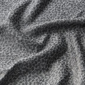 Jacquard Jersey Leomuster – silber/grau, 