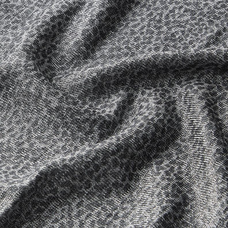 Jacquard Jersey Leomuster – silber/grau,  image number 2