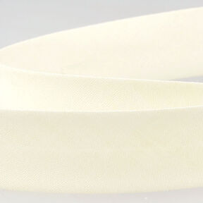 Schrägband Polycotton [20 mm] – wollweiss, 