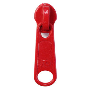 Reißverschluss-Schieber [5 mm] – rot, 