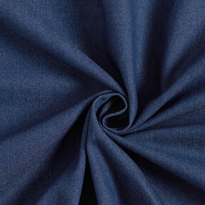 Baumwoll-Denim Stretch medium – marineblau, 