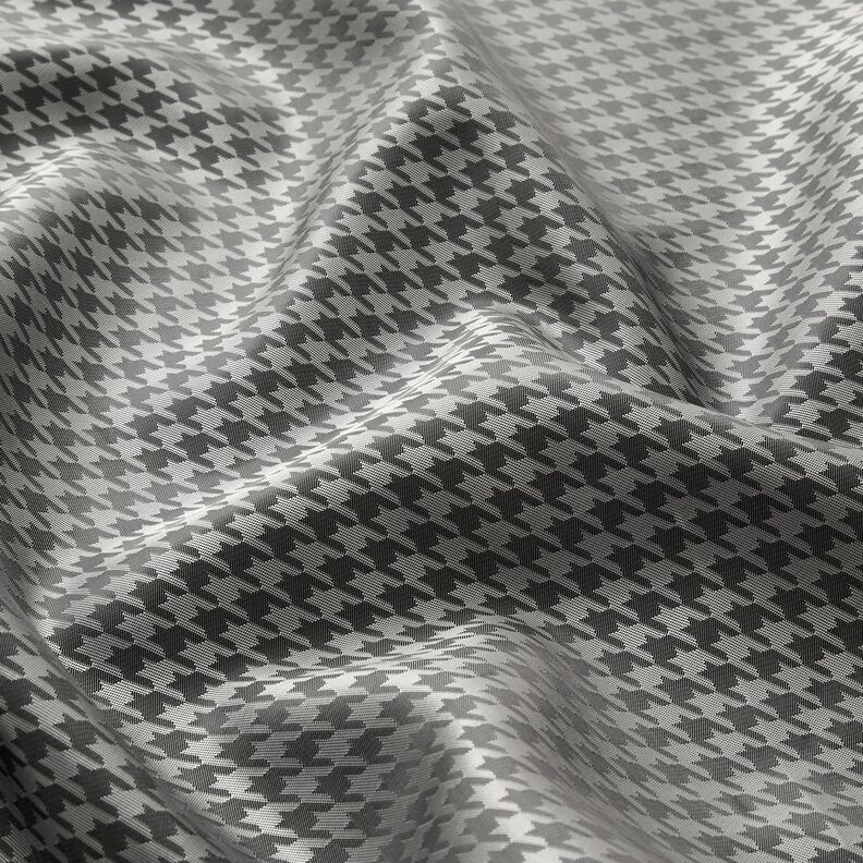 Futterstoff Jacquard Hahnentritt – hellgrau/dunkelgrau,  image number 2