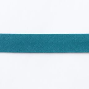 Schrägband Bio-Baumwolle [20 mm] – petrol, 