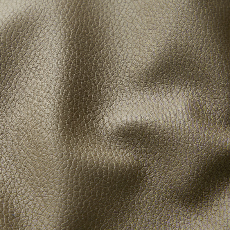 Polsterstoff Lederimitat leichte Prägung – khaki,  image number 2