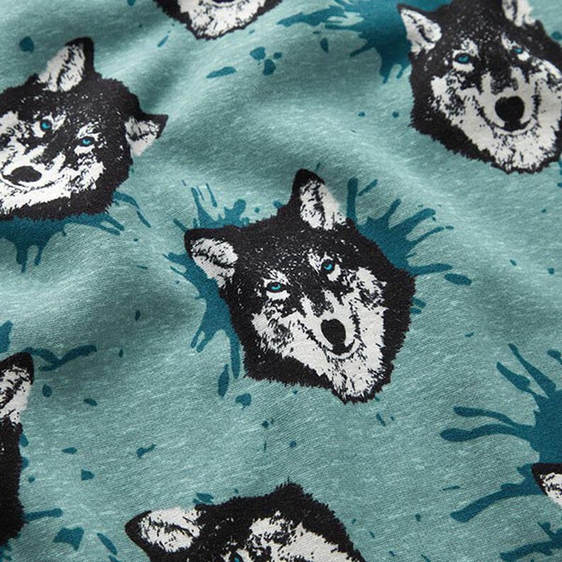 Alpenfleece Wolf  – petrol,  image number 2