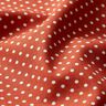 Baumwollpopeline Mini Polka Dots – terracotta/weiss,  thumbnail number 2