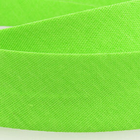 Schrägband Polycotton [20 mm] – neongrün, 