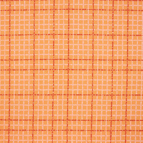 GOTS Baumwolljersey Checks | Tula – orange/terracotta, 