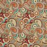 Dekostoff Gobelin abstraktes Paisley – hellbeige/karminrot,  thumbnail number 1