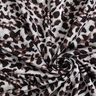 Viskosejersey kleiner Leoprint – schokolade/silbergrau,  thumbnail number 3