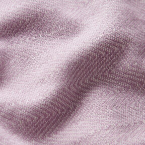 Wintersweat Querstreifen – lavendel/weiss, 