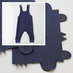 "Nähen nach Zahlen"-Paket Onesie BIMBAM | 98/104 – marineblau, 