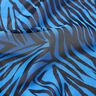 Chiffon Zebrastreifen – blau/schwarz,  thumbnail number 2