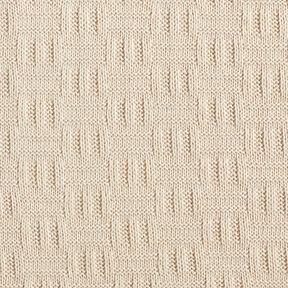 Strickstoff gebrochenes Rippenmuster – hellbeige, 