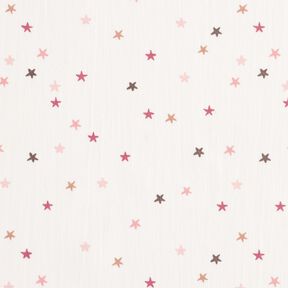 Baumwollpopeline kleine Sterne – elfenbein, 