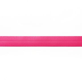 Schrägband Satin [20 mm] – intensiv pink, 