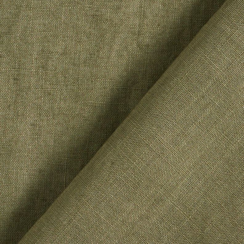 Leichter Leinen-Mix vorgewaschen – hellkhaki,  image number 4