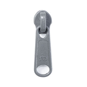 Reißverschluss-Schieber [3 mm] – grau, 