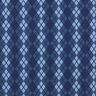 Baumwolljersey Argyle-Muster – marineblau/helljeansblau,  thumbnail number 1