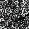 Jacquard Jersey Ornamente – silber metallic/schwarz,  thumbnail number 4