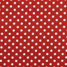 Baumwollpopeline Polka Dots – terracotta/weiss,  thumbnail number 1