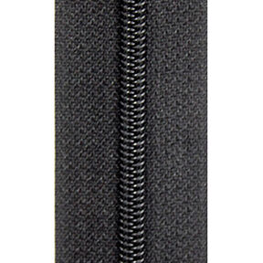 Endlosreißverschluss [5 mm] Kunststoff – schwarz, 