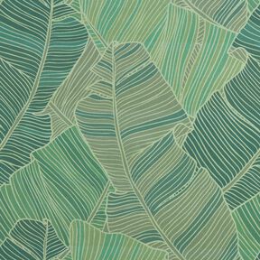Outdoorstoff Canvas Blätterlinien – grün, 