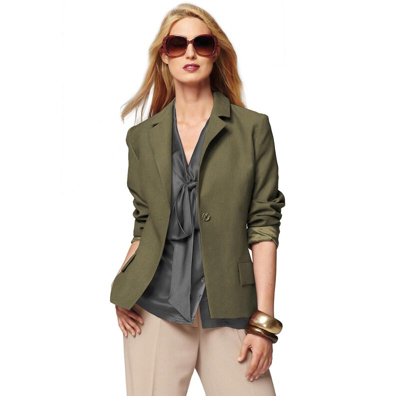 Bi-Stretch Gabardine – hellkhaki,  image number 6