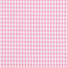 Baumwollstoff Vichykaro 0,5 cm – rosa/weiss, 