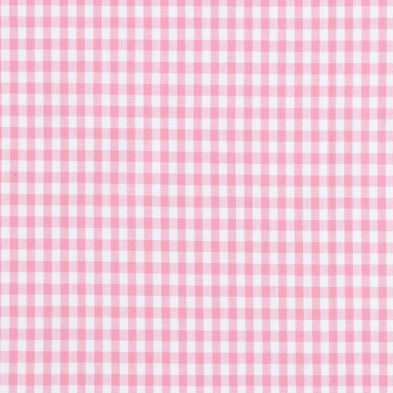 Baumwollstoff Vichykaro 0,5 cm – rosa/weiss,  image number 1