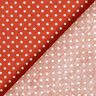 Baumwollpopeline Mini Polka Dots – terracotta/weiss,  thumbnail number 4