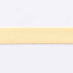 Schrägband Bio-Baumwolle [20 mm] – vanillegelb, 