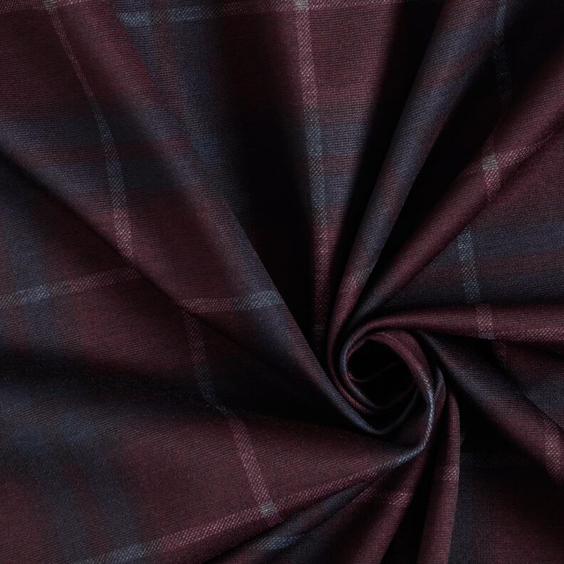 Romanit Jersey Karos – schwarzblau/merlot,  image number 3