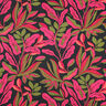 Baumwollsatin Lush Leaves | Nerida Hansen – schwarz/pink,  thumbnail number 1