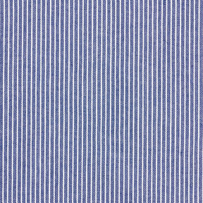 Blusenstoff Baumwoll-Mix Streifen – marineblau/weiss, 