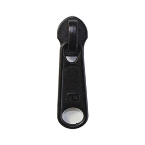 Reißverschluss-Schieber [3 mm] – schwarz, 