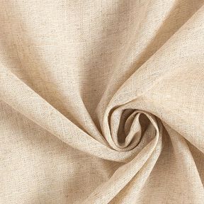 Dekostoff Voile Lurex – natur/gold, 