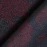 Mantelstoff Woll-Mix Camouflage – schwarz/merlot,  thumbnail number 4