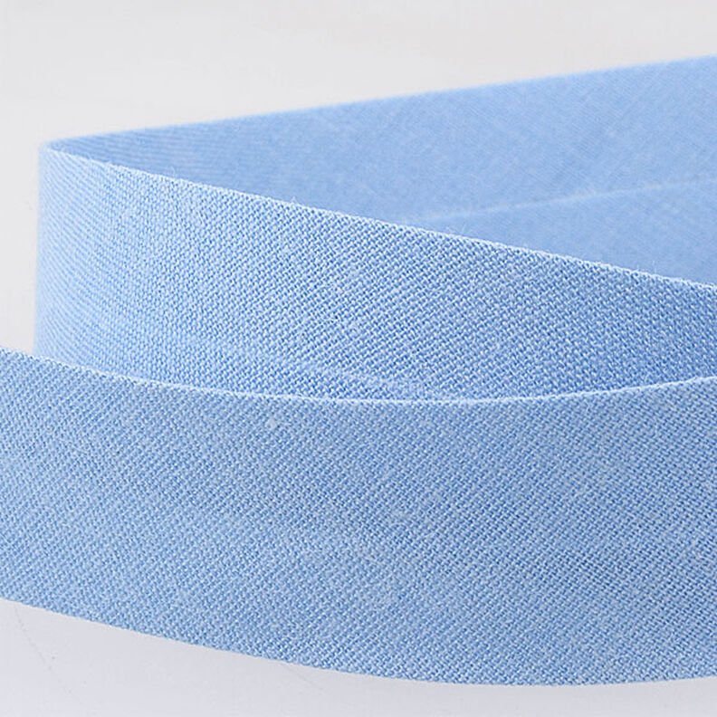 Schrägband Polycotton [20 mm] – hellblau,  image number 2