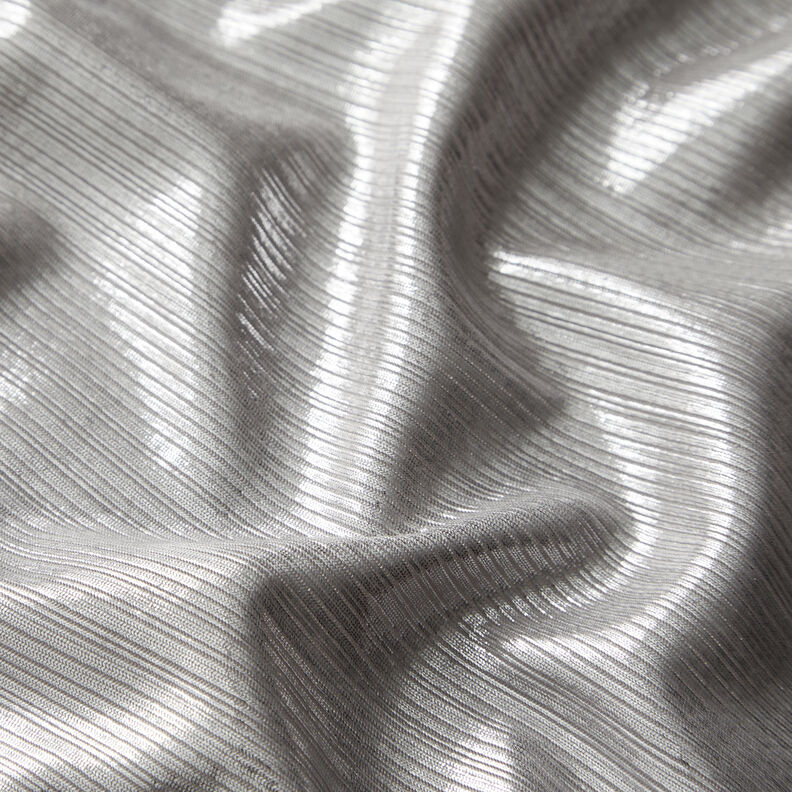 Rippenjersey Metallic – silber metallic,  image number 2