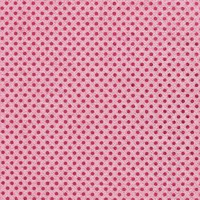 Paillettenstoff kleine Punkte – rosa, 