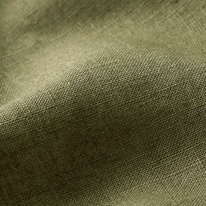 Leichter Leinen-Mix vorgewaschen – hellkhaki,  image number 3