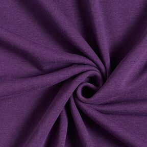 Alpenfleece Kuschelsweat Uni – aubergine, 