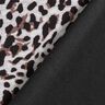 Viskosejersey kleiner Leoprint – schokolade/silbergrau,  thumbnail number 4