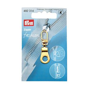 Fashion-Zipper Öse [ 41 x 12 mm ] | Prym – gold metallic, 