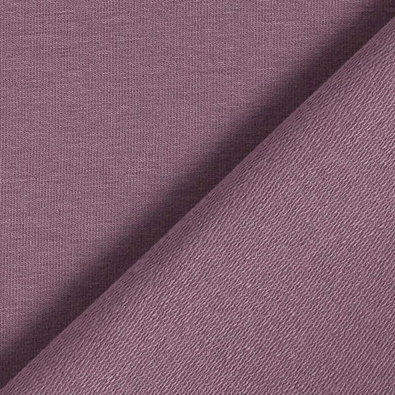 Leichter French Terry Uni – aubergine,  image number 5